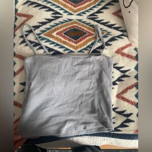 LNA blue grey tank top